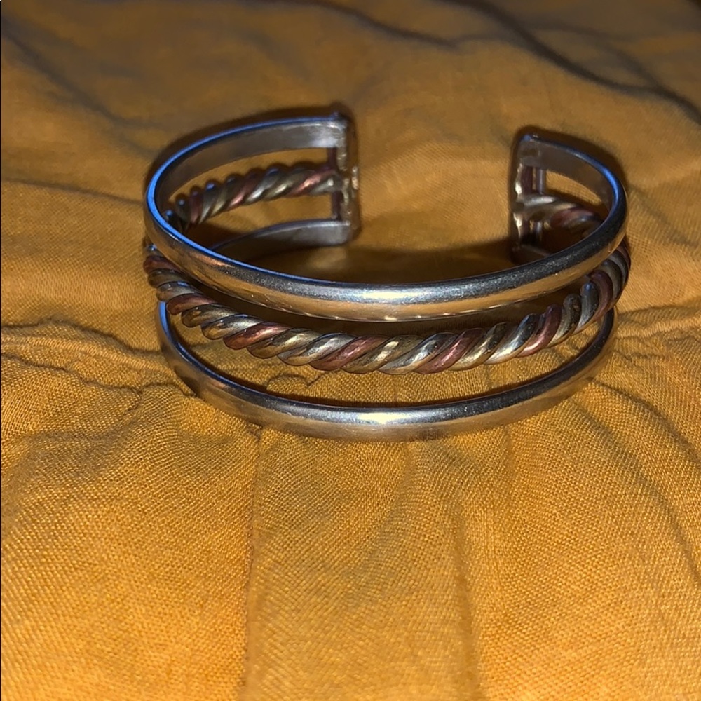 Natalie B Adjustable Multi-Metal Cuff